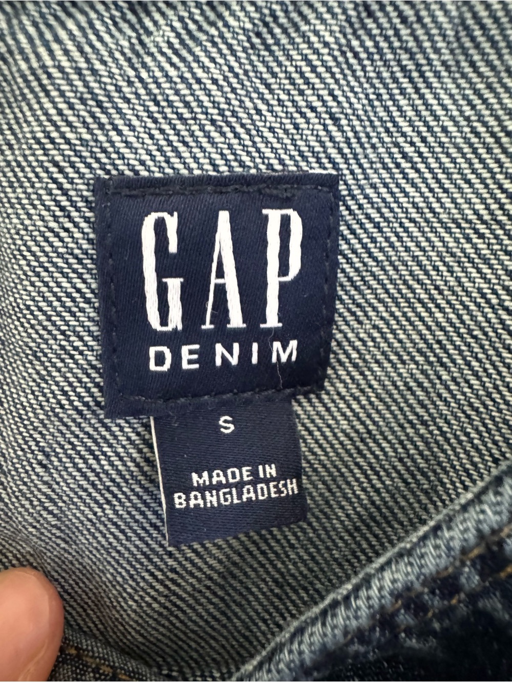 GAP Dark Blue Denim Mini Tank Dress - Picture 3 of 3